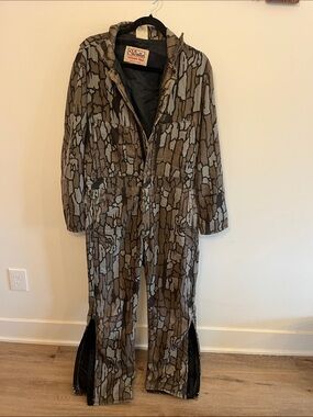 Walls Men's Utility Coveralls in Brown and Gray Camo